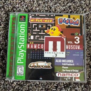 Namco Museum Vol. 3 PlayStation Game - Green